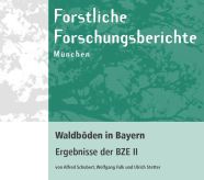Titelbild des Forstlichen Forschungsberichts München zur zweiten Bundeswaldinventur (BZE II) in Bayern.