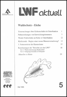 Titelseite der LWF-aktuell-Ausgabe: "Waldschutz - Eiche"