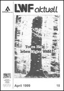Titelseite der LWF-aktuell-Ausgabe: "Totes Holz - lebendiger Wald"