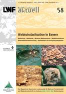 Titelseite der LWF-aktuell-Ausgabe: "Waldschutzsituation in Bayern"