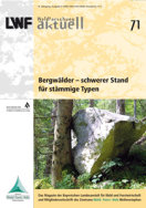 Titelblatt - Bergwälder - schwerer Stand für stämmige Typen