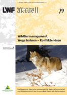 Titelseite der LWF-aktuell-Ausgabe: "Wildtiermanagement"