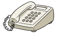 Zeichnung eines Telefons.