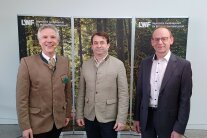 Gruppenfoto mit Dr. Peter Pröbstle, Josef Ziegler, Hubertus Wörner