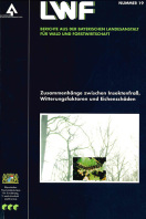 Titelseite der LWF-Wissen-Ausgabe: "Zusammenhänge zwischen Insektenfraß, Witterungsfaktoren und Eichenschäden"