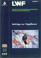 Titelseite der LWF-Wissen-Ausgabe: "Beiträge zur Vogelbeere"