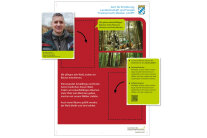 Vorlage für ein Plakat mit Informationen zum Arbeitseinsatz