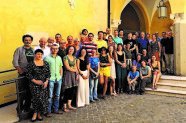 Gruppenbild in Castelporziano, Italien