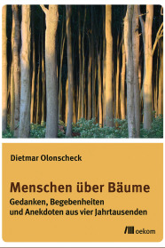 Buchtitel mit Abbildung von Bäumen.